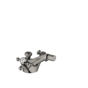 Dornbracht Madison -handle basin mixer 24510360-99 for Bidet , with waste set, dark platinum matt