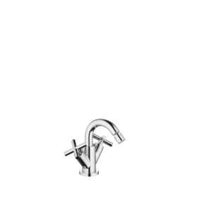 Dornbracht Bidet 2-Griff Armatur Tara. 2451089200 chrom, Kreuzgriff, mit Ablaufgarnitur
