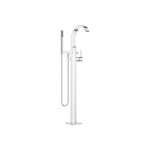 Dornbracht Cyo mitigeur de bain 25863811-00 sur pied, avec colonne montante, flexible de douche, chromé