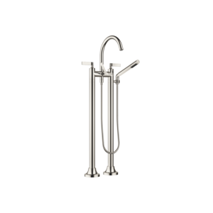 Dornbracht Vaia mitigeur bain-douche 2 trous 25943819-08 à poser, avec set de douche, platine