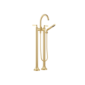 Dornbracht Vaia mitigeur bain-douche 2 trous 25943819-28 à poser, avec set de douche, laiton brossé