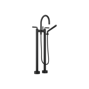 Dornbracht Tara. mitigeur bain-douche 2 trous 25943882-33 à levier, sur pied, avec set, noir mat