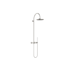 Dornbracht Vaia Duschgarnitur 26632809-08 mit Brause-Zweihandmischer, Ausladung Standbrause 450 mm, platin