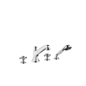 Dornbracht Madison Wannen-Vierloch-Armatur 27502360-00 für Wannenrand/Fliesenrandmontage, chrom