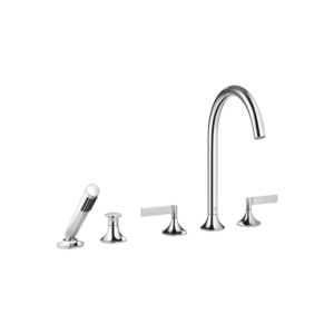 Dornbracht Vaia mitigeur bain 5 trous 27522819-00 chromé, pour montage sur rebord de baignoire