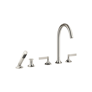 Dornbracht Vaia mitigeur de bain 5 trous 27522819-08 pour montage sur bord de baignoire, avec inverseur, platine
