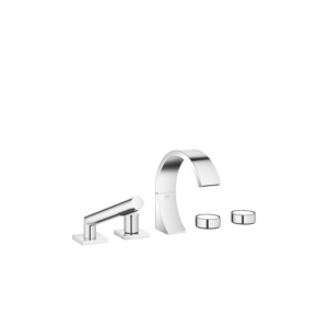 Dornbracht Cyo five-hole bath fitting 27523811-00 for bath edge/tile edge installation, chrome