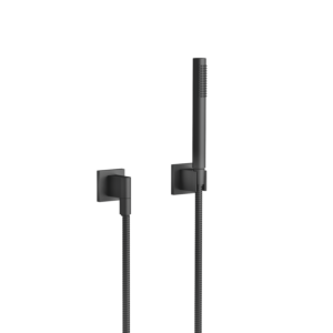 Dornbracht Brausegarnitur Elemental Spa 2780898033 schwarz matt, mit Einzelrosetten