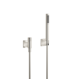 Dornbracht Symetrics Brausegarnitur 27809980-08 mit Einzelrosetten und Mengenregulierung, platin