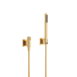 Dornbracht Symetrics shower set 27809985-28 brushed brass, with individual rosettes and volume control