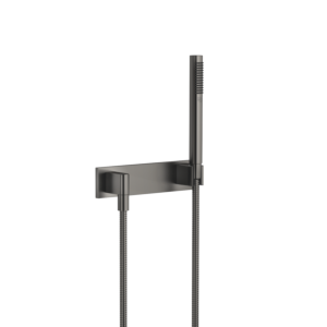 Dornbracht Brausegarnitur 27818980-99 mit Abdeckplatte, Dark Platinum matt