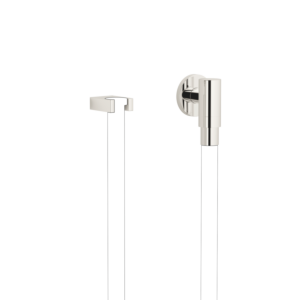 Dornbracht Water Modules coude de raccordement mural 27820979-08 avec support de tuyau, avec rosace simple, platine