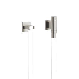 Dornbracht Water Modules wall connection elbow 27821979-06 with hose holder, with single rosette, matt platinum