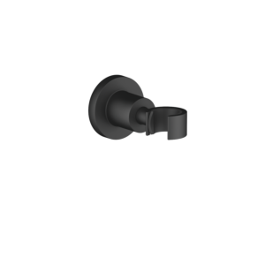 Dornbracht Tara. Brausehalter 28050892-33 mit Rosette Ø 55 mm, Schwarz matt