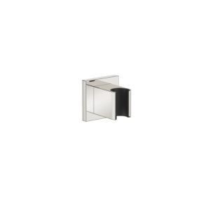 Dornbracht Wandbrausehalter Deque platin, mit Rosette 60 x 60 mm