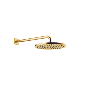 Dornbracht Imo rain shower 28679670-28 with wall connection, Ø 300 mm, brushed brass
