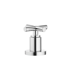 Dornbracht Zwei-Wege-Umstellung Tara. 2914089200 chrom, Wannenrandmontage, Kreuzgriff