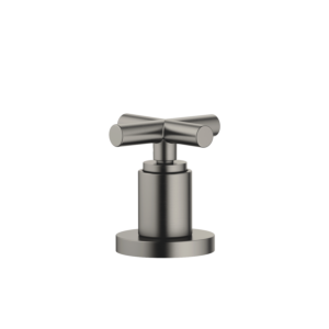 Dornbracht Tara. two-way diverter 29140892-99 Bath rim / tile rim installation, dark platinum matt