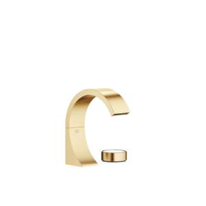 Dornbracht Cyo freestanding spout 29217811-28 for washbasin, projection 133mm, without waste fitting, brushed brass
