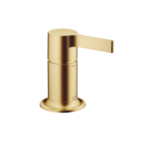 Dornbracht Vaia single lever bath mixer 29300809-28 for bath rim / tile rim installation, brushed brass