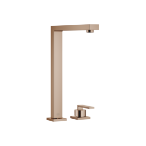 Robinet de cuisine à deux trous Dornbracht Lot 32815680-42 pour évier, avec rosaces simples, saillie 235 mm, bronze brossé