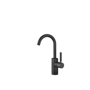 Dornbracht Meta Einhandmischer 33525661-33 ohne Ablaufgarnitur, Ausladung 123 mm, schwarz matt