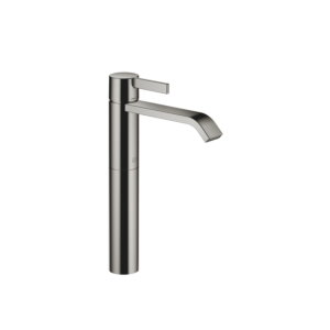 Dornbracht IMO wash basin mixer 33537671-19 with raised base, Dark Chrome