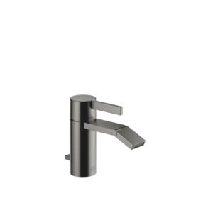 Dornbracht IMO bidet mixer 33600671-99 with waste set, brushed dark platinum