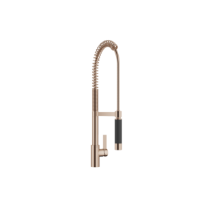 Robinet de cuisine Dornbracht Tara Ultra Profi 33860875-42, poignée à levier à droite, saillie 240 mm, bronze brossé