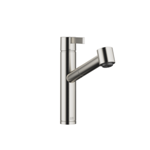 Dornbracht Eno single-lever sink mixer 33875760-06, pull-out, with shower function, projection 225 mm, matt platinum
