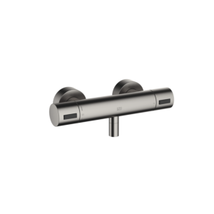 Dornbracht shower thermostat 34442979-99 wall mounting, shower outlet 3/8 &quot;, dark platinum matt