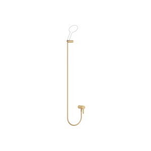 Dornbracht shower set 36002970-28 with integrated shower connection and hand shower set, brushed brass