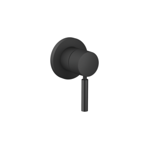 Dornbracht Meta 36060660-33 pour mitigeur à encastrer, avec plaque de recouvrement Ø 78 mm, noir mat