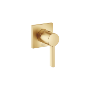 Dornbracht 36060670-28 for concealed single lever mixer, with cover plate 80 x 80 mm, brushed brass