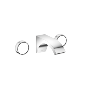 Dornbracht Cyo three-hole wall fitting 36707811-00 for washbasin, projection 160mm, without waste set, chrome