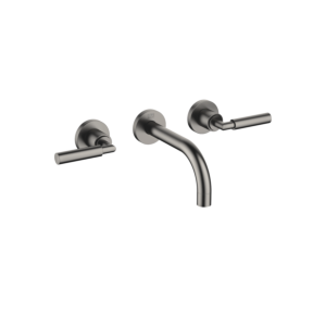 Dornbracht Tara. Fertigmontageset 36707882-99 für Waschtisch-Wand-Armatur, ohne Ablaufgarnitur, 160 mm, Dark Platinum matt