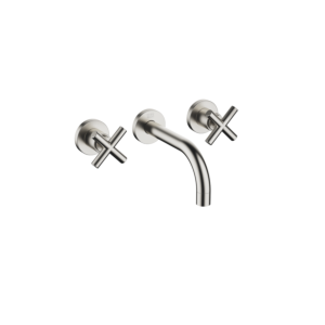 Dornbracht Tara. Fertigmontageset 36707892-06 für Waschtisch-Wand-Armatur, ohne Ablaufgarnitur, Ausladung 160 mm, platin matt