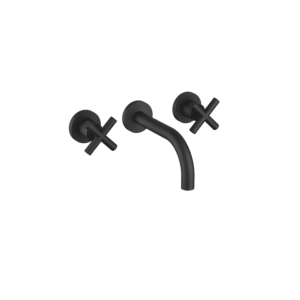 Dornbracht Tara. 36707892-33 for wall-mounted basin mixer, without waste set, projection 160 mm, matt black