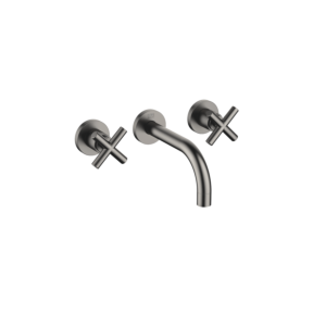 Dornbracht Tara. Fertigmontageset 36707892-99 für Waschtisch-Wand-Armatur, ohne Ablaufgarnitur, Ausladung 160 mm, Dark Platinum matt