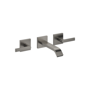 Dornbracht IMO washbasin wall fitting 36712671-99 without waste set, Dark Platinum brushed