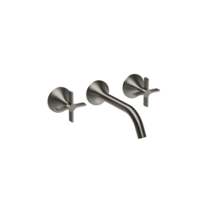 Dornbracht Vaia wall-mounted single-lever mixer 36712809-99 for washbasin, without waste set, dark platinum matt