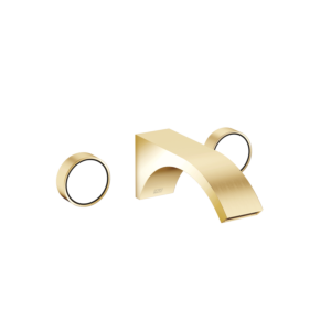 Dornbracht Cyo Dreiloch-Wand-Armatur 36712811-38 für Waschtisch, Ausladung 190mm, ohne Ablaufgarnitur, messing