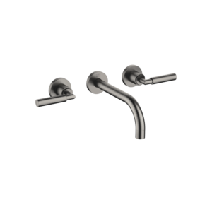 Dornbracht Tara. Fertigmontageset 36712882-99 für Waschtisch-Wand-Armatur, ohne Ablaufgarnitur, 190 mm, Dark Platinum matt