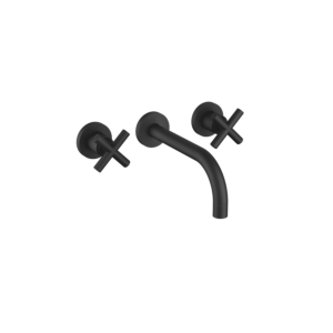 Dornbracht Tara WaschtischWandbatterie 3671289233 Bausatz Endmontage, schwarz matt