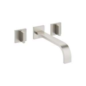 Dornbracht Mem Fertigmontageset 36717782-06 für Waschtisch-Zweigriff-Wandarmatur, ohne Ablaufgarnitur, platin matt