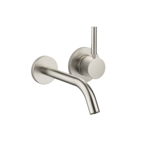 Dornbracht Meta wall-mounted wash basin mixer 36860660-06 for wall-mounted single-lever mixer, without drain fitting, projection 190 mm, platinum matt