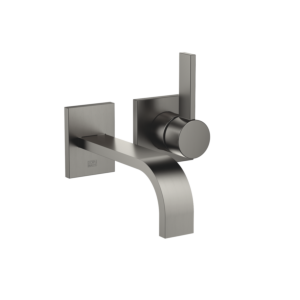 Dornbracht Mem Fertigmontageset 36860782-99 für Waschtisch-Wand-Einhandmischer, ohne Ablaufgarnitur, Dark Platinum matt