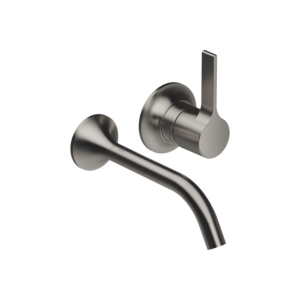 Dornbracht Vaia Fertigmontageset 36860809-99 für Wand-Einhandmischer, ohne Ablaufgarnitur, Dark Platinum matt