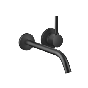 Dornbracht Meta 36861660-33 for wall-mounted single lever mixer, without waste set, projection 250 mm, matt black