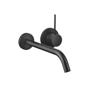 Dornbracht Meta 36861662-33 for wall-mounted single lever mixer, without waste set, projection 250 mm, matt black